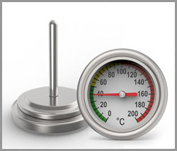 SP-B-30 ODM, Stainless steel bimetal thermometer